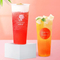 Factory Wholesale Eco-Friendly Disposable Custom Juice Cup Plastic Storage Packaging Bubble Milk Tea Juice Disposable Clear Plastic Cold Drink Cup with Lid