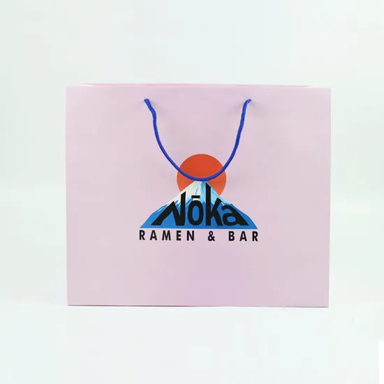 Custom Logo Make-up Paper Bag Print Jewelry Packaging Shopping Gift Bag