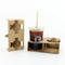 Biodegradable Solid Cardboard Paper Cup Holder in 1-Cell 2-Cell and 4-Cell Coffee Cup Carriers