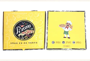 China Factory Wholesale Customized Printing Logo High-Quality All Size Color Kraft Paper Corrugated Food Grade Degradable Fast Food Lunch Packaging Pizza Box