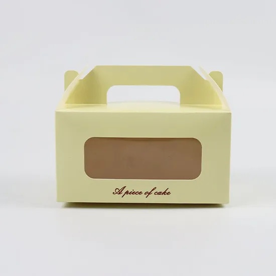Customized Cheese Cake Paperboard Recyclable Packaging Box Paper Packaging Boxes for Macarondessert Cake Packaging Box