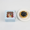 Cheap Customized Printed Logo Size Food Grade Paper Doughnut Wholesale Disposable Bakery Packaging Macaron Cake Card Box with Portable Handle and Clear Window