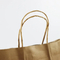 Custom Printed Disposable Shopping Brown Kraft Paper Bag Luxury Gift Packaging Paper Shopping Bag
