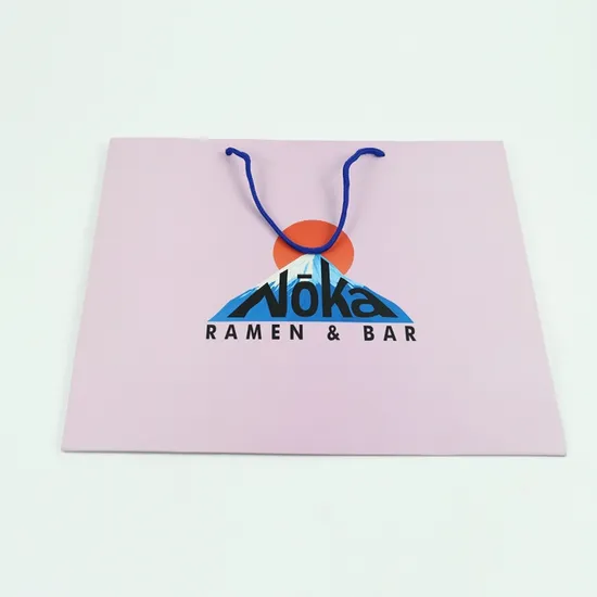 Wholesale Custom Printing Luxury Personalized Beautiful Degradable Eco-Friendly Packaging Shopping Gift Kraft White Card Food Packaging Paper Bag with Handle