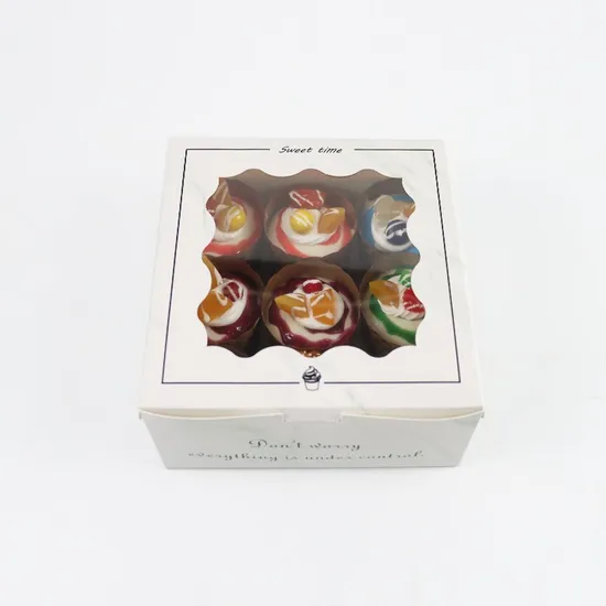 Custom Donut Box Doughnut Package Bakery Cake Boards Box Personalized Boxes