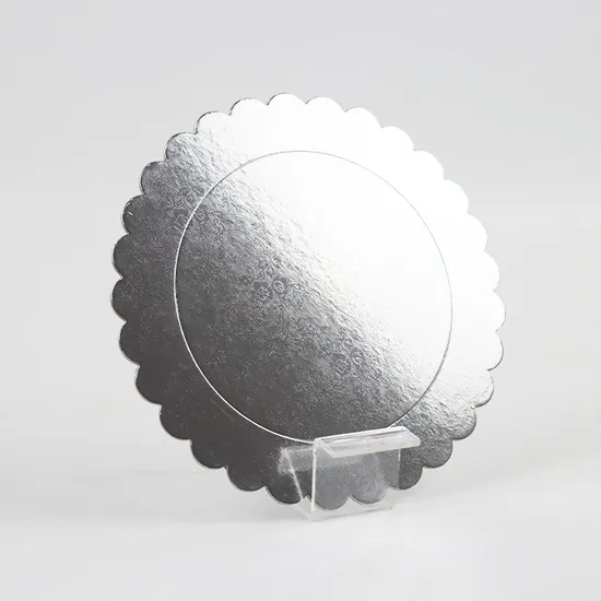 Factory Wholesale Cheap Customize Size Shape Cake Board Gold Silver White Corrugated Cake Board Cake Paper Board Plate