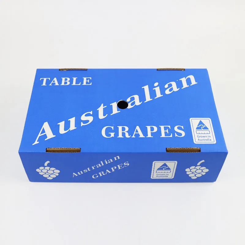 Factory Wholesale Custom Eco-Friendly Recyclable Corrugated Printed Logo Food Shipping Packaging Cardboard Vegetable Fruit Paper Boxes