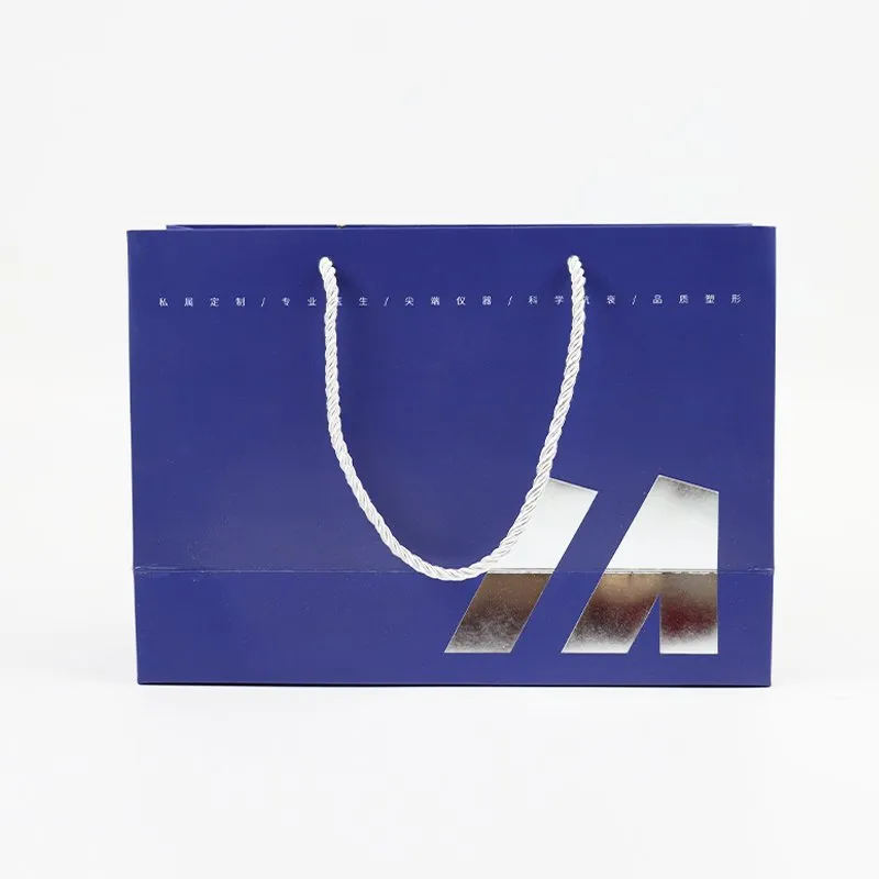 Wholesale Custom Printing Luxury Personalized Degradable Recyclable Shopping Gift Food Greeting Card Letter Packaging Kraft Cardboard Paper Bag with Handle