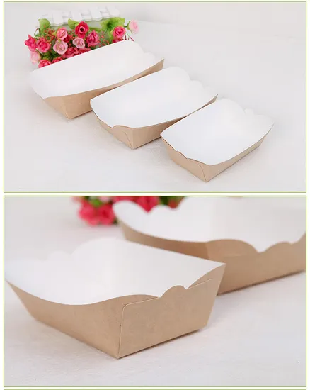 High Quality Christmas Gift Packing Hamper Customized Paper Box Tray Food Packaging Cardboard Tray Box