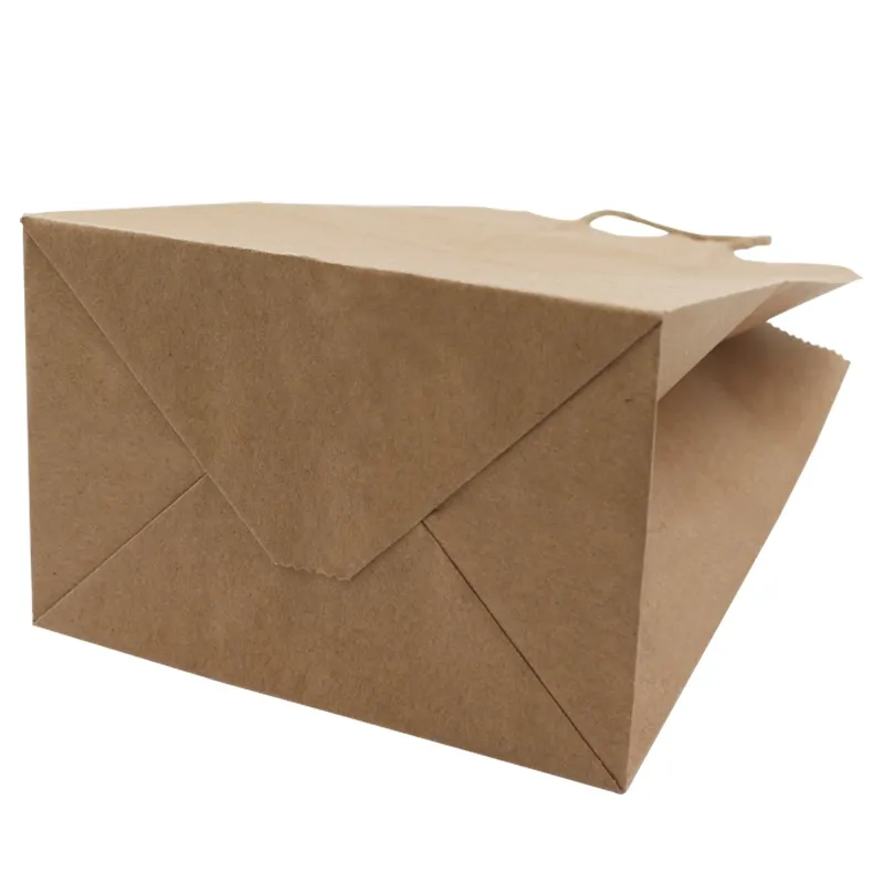 Wholesale Custom Printing Personalized Degradable Recyclable Shopping Gift Fruit Food Electronic Product Packaging Kraft White Card Paper Bag with Portable Hand
