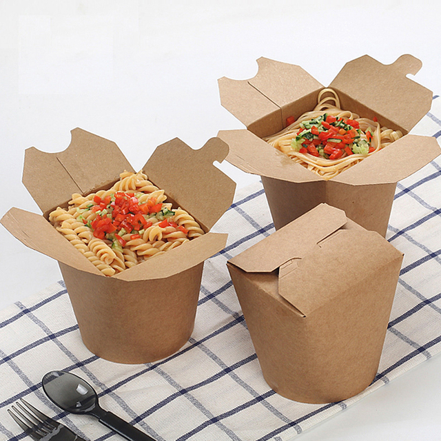 Factory Wholesale Customized Food Grade Takeaway Sushi Fried Chicken Chips Burger Container Disposable Cardboard Lunch Meal Snack Kraft Paper Food Box