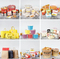 Korean Fried Chicken Box Custom Hamburger Fried Chicken Wing Paper Boxes Kraft Paper Box Take Away Boxes Fast Food Container