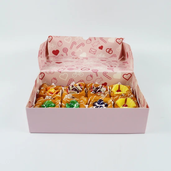 Custom Cake Paper Packaging Box with Logo Food Grade Custom Packaging Paper Box for Cake