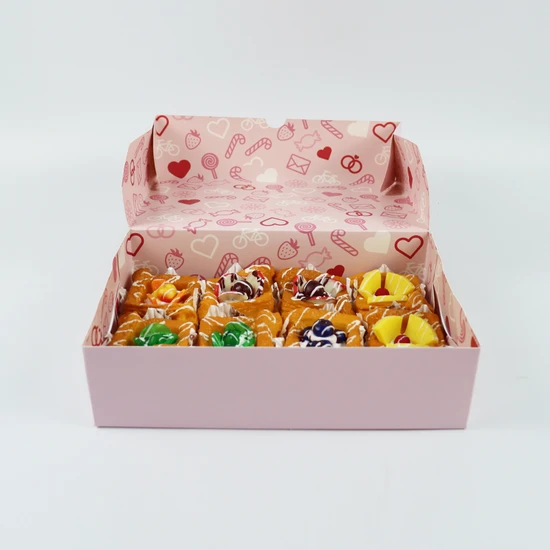 Custom Cake Paper Packaging Box with Logo Food Grade Custom Packaging Paper Box for Cake