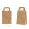 Custom Printed Biodegradable Gift Shopping Bags with Handle, Packaging Brown Kraft Paper Bag