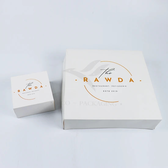 Custom Kraft Logo Cake Macaron Chocolate Paper Boxes with Gift Packaging Box