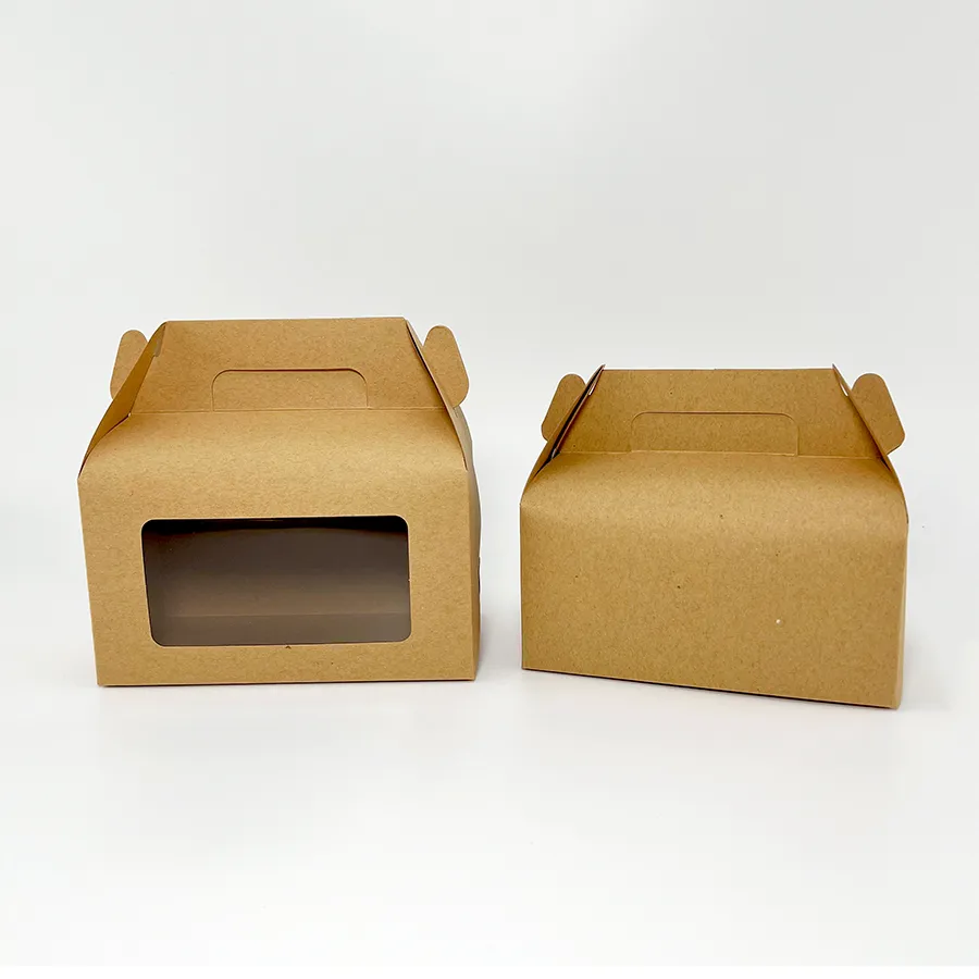 Exquisite Paper Cake Box Party Cardboard Custom Printing Paper Boxes with Window