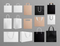 Wholesale Full Customized Logo Printed Shopping Paper Bag with Handle Brown and White Kraft Paper Bags with Your Own Logo