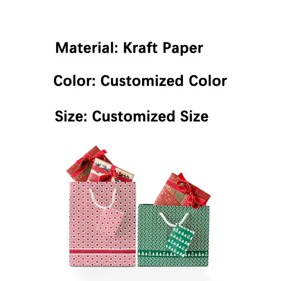 Wholesale Fancy Paper Tote Bag Shopping Paper Bag Customized Gift Paper Bag with Ribbon Handle
