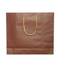 Custom Printed Your Own Logo White Brown Kraft Gift Craft Shopping Paper Bag with Handles