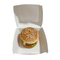 Biodegradable Corrugated Kraft Box Customized Hamburger Paper Box Disposable Cardboard Burger Boxes Greaseproof