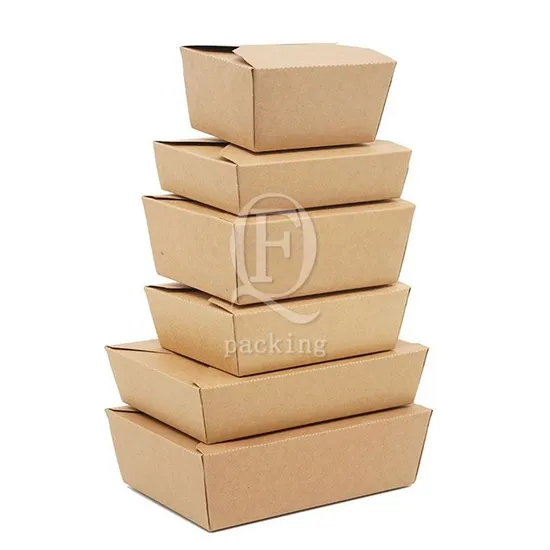 Easy Carry Partition Design Customized Paper Snack Box for Snacks