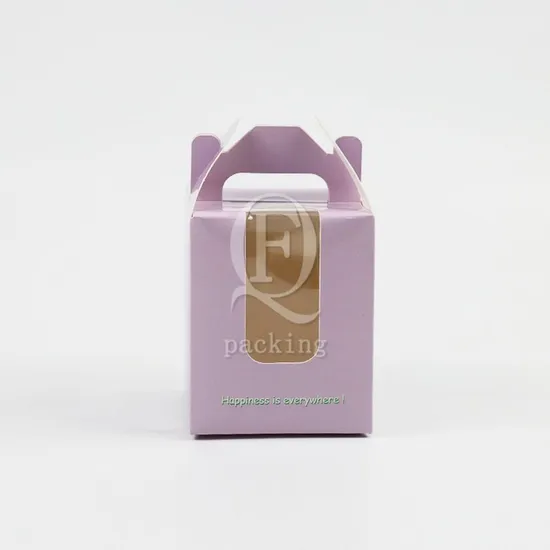 Exquisite Firm Connection Customized Birthday Cake Paper Box for Celebrate Promotion