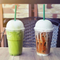 Clear Plastic Disposable Plastic Cups for Iced Coffee Bubble Boba Milk Tea Smoothie with Flat Lids Ordome Lids Custom Logo 12oz 16oz