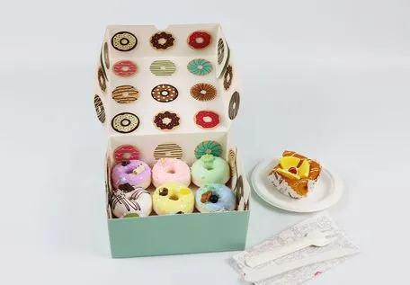 Multiple Sizes Reusable Customized Cardboard Sheet Cake Boxes for Birthday Party
