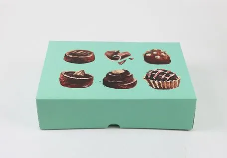 Not Easy to Deform Firm Connection Sheet Cake Boxes for Department Store