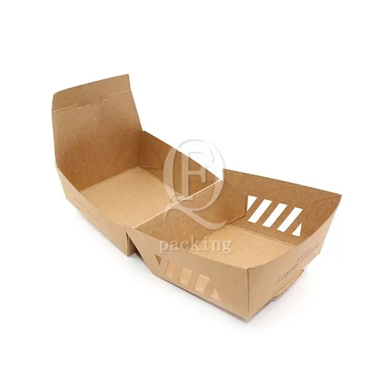 Oil-Resistant Dust-Proof Customized Paper Pulp Burger Box for Theater Viewings