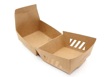 Suitable Size Easy to Use Biodegradable Hamburger Container for Fast Food Restaurants