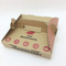 Wholesale Custom Logo Biodegradable 12 Inch Kraft Paper Corrugated Paper Pizza Box with Handle