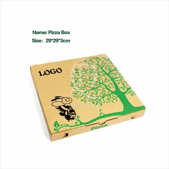 Sturdy Structure Smooth Inner Wall Customized Pizza Packing Box for Pizza Restaurant