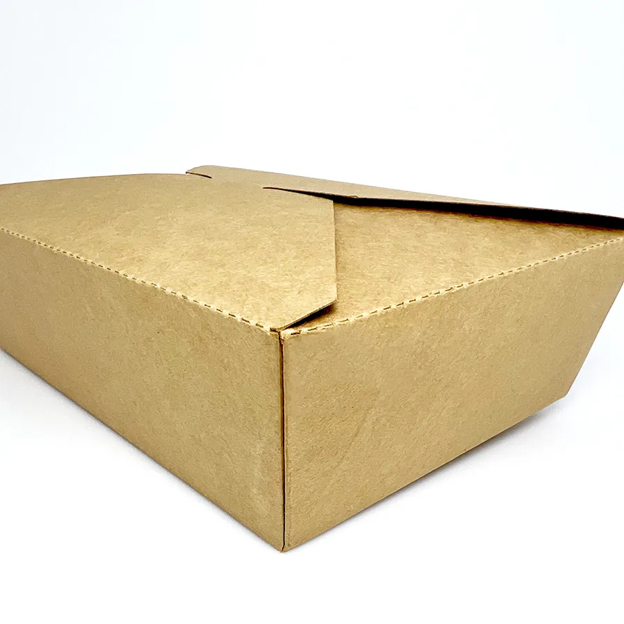 Hot Selling Paper Meal Box Paper Biodegradable Take out Containers Leak Resistant for Restaurant
