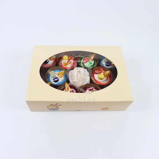 Fashionable UV Protection Packaging Boxes for Banana Cakes for Store Anniversary Promotion