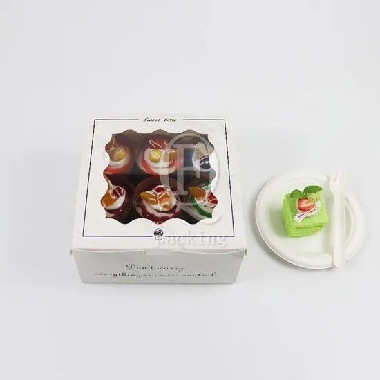 Beautiful Not Easy to Loosen Customized Eco-Friendly Bakery Boxes for Press Conference