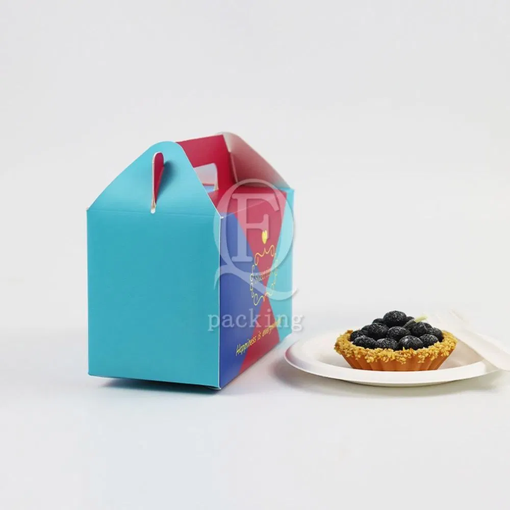 Various Colors Sturdy and Firm Personalized Wedding Cake Boxes for Celebrate Festival