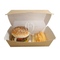 Multi-Function Design Heat-Resistant Customized Biodegradable Hamburger Box for Fast Food Restaurants