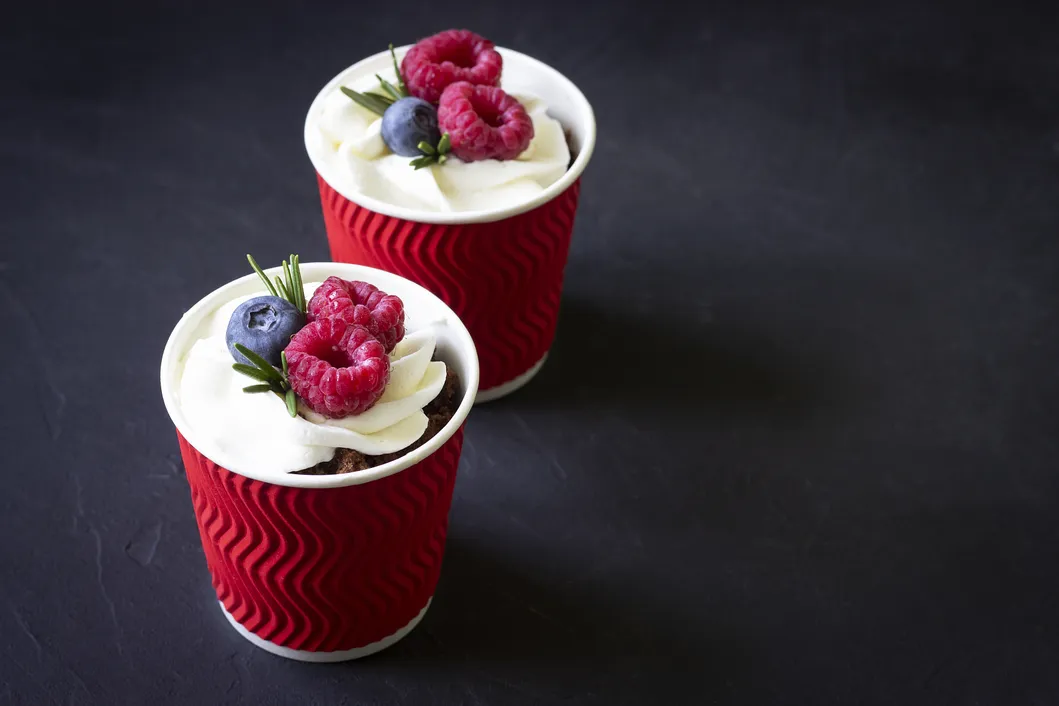 Factory Wholesale Cheap Customized Disposable Ice Cream Cold Cup with Lid Spoon