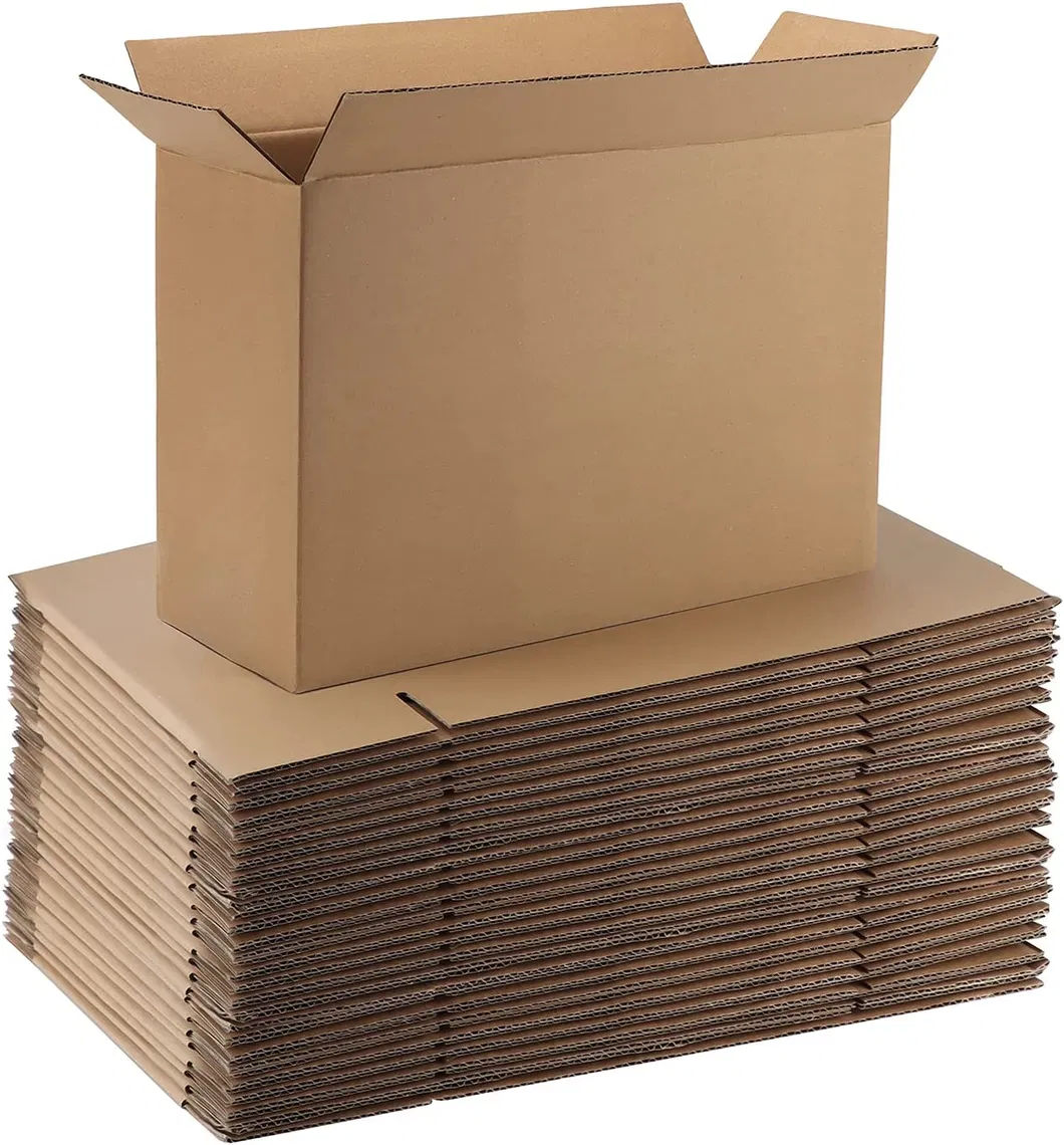 Customized Paper B Flute Corrugated Archive Storage Shipping Carton with Custom Printing
