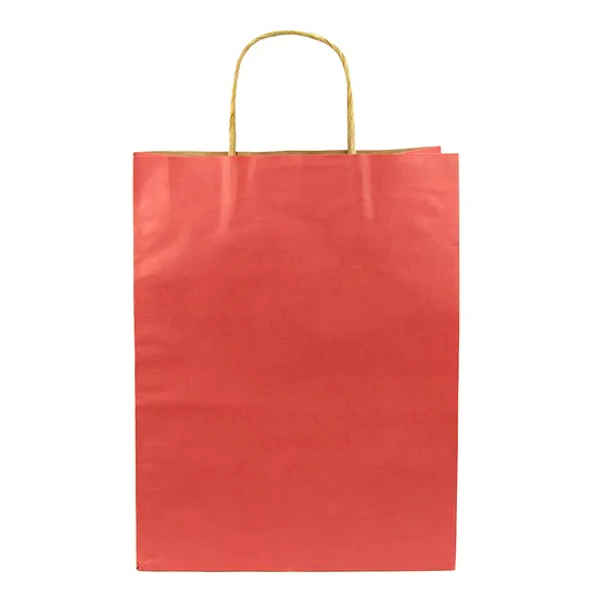 Factory Wholesale Cheap Luxury Gift Shopping Kraft Paper Bag with Custom Logo