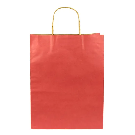 Factory Wholesale Cheap Luxury Gift Shopping Kraft Paper Bag with Custom Logo
