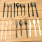 Factory Wholesale Custom Food Grade Disposable Recyclable Eco-Friendly Spoon Fork Plastic Paper Cutlery