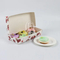 Various Colors Waterproof Customized Square Paper Cake Box for Family Gathering
