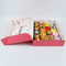 Custom Printed Folding Cardboard Paper Bakery to Go Takeaway Packaging Birthday Cakeboxes with Window and Handle
