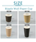 Factory Custom Personalized Eco-Friendly Disposable Coffee Paper Cup for Hot Drinks with Lid Wholesale Food Grade Paper Cups and Lid