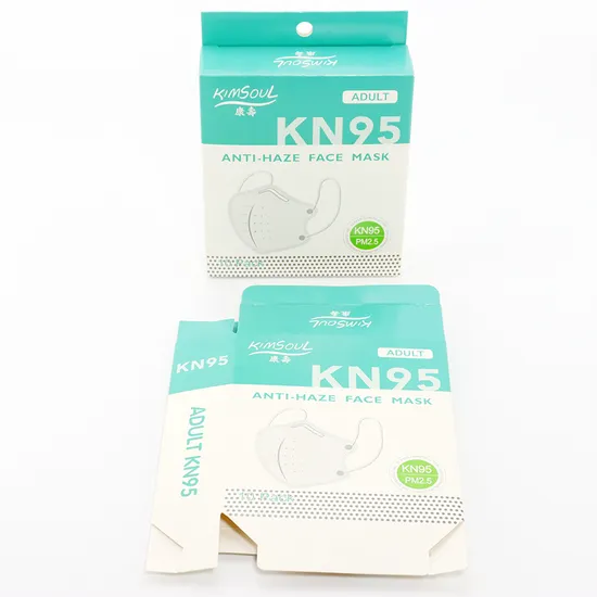 Factory Wholesale Customized Multi Color Packaging Storage Eco-Friendly Degradable Personalized Disposable Cosmetic Gift Carton Medical Mask Paper Box