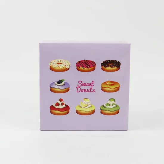 Brown Kraft Paper Food Grade Cake Box Pastry Box with Clear Window Paper Packaging Box