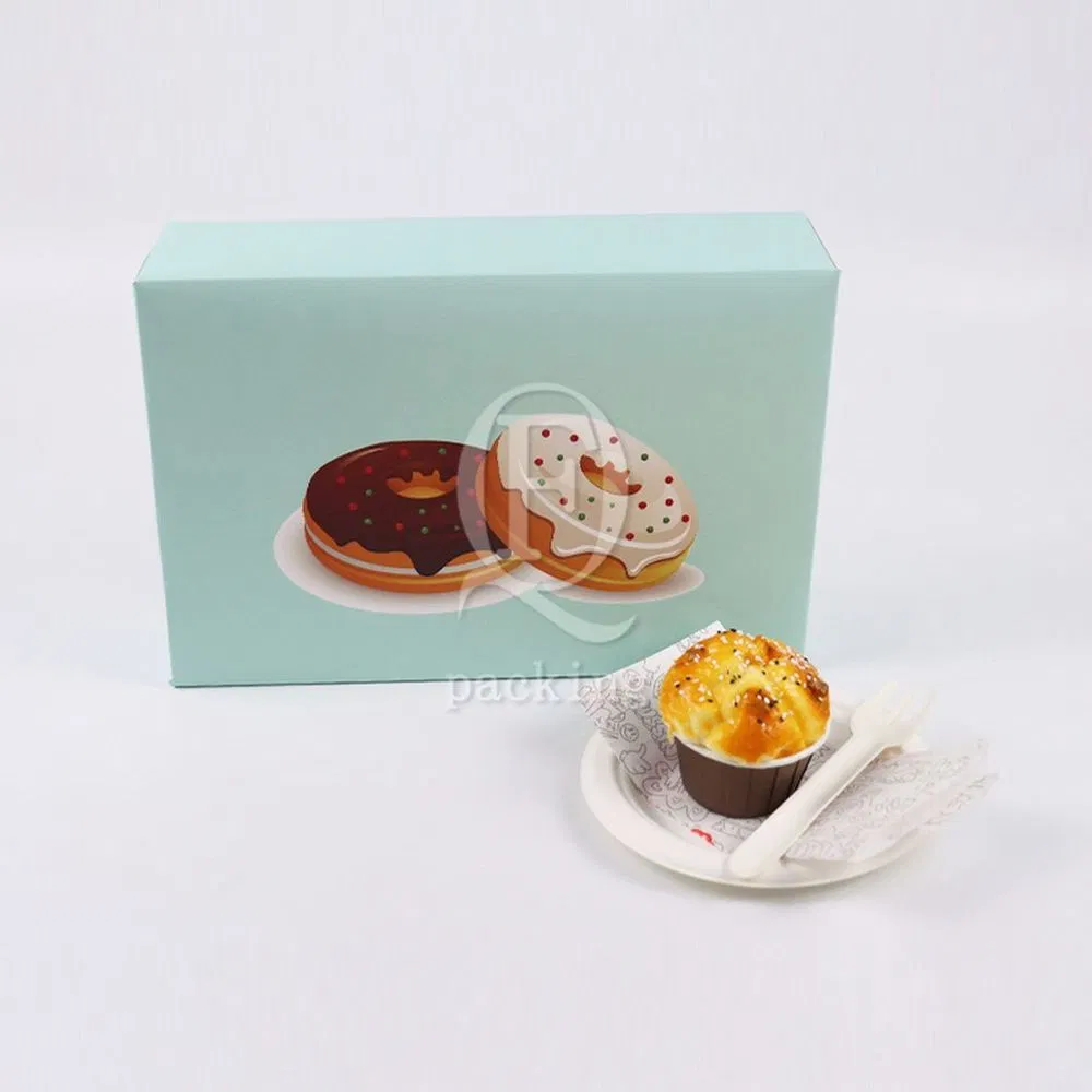 Multiple Sizes Easy to Clean Round Cake Paper Box for Wedding Scene